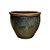 VASO RUSTICO DE CERAMICA IMPORTADO XANGAI VERDE D66XA56CM - Imagem 2