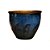 VASO RUSTICO DE CERAMICA IMPORTADO XANGAI AZUL D66XA56CM - Imagem 1