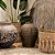 VASO BALINES CERAMICA IMPORTADO DENPASAR D35XA50CM - Imagem 3