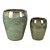 VASO VIETNAMITA DE CERAMICA IMPORTADO IRLANDA MOSS GREEN D41XA50CM - Imagem 2