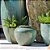 VASO VIETNAMITA DE CERAMICA IMPORTADO KRABI MUSGO D38XA35CM - Imagem 4