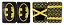 CARTEIRA PU DC LOGO BATMAN PRETO E AMARELO - Imagem 1