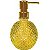 PORTA LOCAO VIDRO BICO DE JACA DOURADO 9,5 X 16,5 CM - Imagem 1