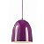 LUMINARIA METAL SUGAR LOAF ROXO DIAM 30 CM - Imagem 1