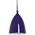 LUMINARIA METAL BISHOP ROXO DIAM 22 CM - Imagem 1