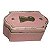 CAIXA DECOR CERAMICA LE CLE ONDULADA ROSA 17 X 10 X 7,5 CM - Imagem 1
