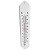 TERMOMETRO FERRO LIGHT WAVES EDGES BRANCO GDE 17,5 X 3,5 X 1 - Imagem 1