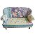 SOFA MADEIRA/ESPUMA SWEET FLOWERS 2 LUGARES 170 X 68 X 75 CM - Imagem 1