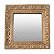 ESPELHO MDF CHARM QUADRADO DOURADO 30 X 30 CM - Imagem 1