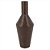 VASO DECORATIVO EM METAL - MARROM - 20X20X51CM - Imagem 1