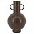 VASO DECORATIVO EM METAL - MARROM - 22X22X38.5CM - Imagem 1