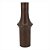 VASO DECORATIVO EM METAL - MARROM - 16.5X16.5X44.5CM - Imagem 1