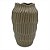 VASO DECORATIVO EM CERAMICA - CAQUI ESCURO - 14X14X21CM - Imagem 1