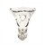 VASO DECORATIVO EM VIDRO TRANSPARENTE 24CM X 24CM X 41CM - Imagem 1