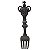 GARFO DECORATIVO PARA PAREDE - Imagem 1