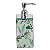 PORTA SABONETE LIQUIDO DE VIDRO FLORAL - Imagem 1