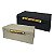 CJ. DE PT DE MADEIRA E COURO BEGE E PRETO COM ALCA DE BAMBU - 2 PCS - Imagem 1