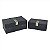 CJ. DE CAIXAS DE MADEIRA CINZA - 2PCS - Imagem 1