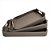 CJ DE 3 BANDEJAS DECORATIVAS EM MADEIRA REVESTIDO EM PU MARROM G45CM X 32CM X 7, - Imagem 1