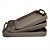 CJ DE 3 BANDEJAS DECORATIVAS EM MADEIRA REVESTIDO EM PU MARROM G45CM X 32CM X 7, - Imagem 1