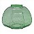 VASO DECORATIVO EM VIDRO - VERDE - 20X20X15CM - Imagem 1