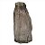 VASO DECORATIVO EM VIDRO - FUME - 17X16X34CM - Imagem 1