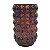 VASO DECORATIVO EM VIDRO - VINHO - 17X17X27CM - Imagem 1