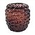 VASO DECORATIVO EM VIDRO - VINHO - 15.5X15.5X16CM - Imagem 1