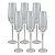 CJ DE TACAS DE VINHO COM DESIGN - 6 PCS - DIA 7 X H 27 CM - Imagem 1