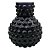 VASO DE VIDRO PRETO COM TEXTURA - Imagem 1