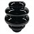 VASO DE VIDRO PRETO - Imagem 1
