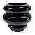 VASO DE VIDRO PRETO - Imagem 1