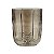 VASO DECORATIVO EM VIDRO - MARROM - 23X9,5X30CM - Imagem 1