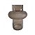 VASO DECORATIVO EM VIDRO - MARROM - 20X20X25CM - Imagem 1