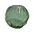 VASO DECORATIVO EM VIDRO - VERDE - 20X20X18CM - Imagem 1