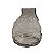 VASO DECORATIVO EM VIDRO - FUME - 18,5X13X21,5CM - Imagem 1