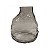 VASO DECORATIVO EM VIDRO - FUME - 22X16X26CM - Imagem 1
