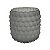 PECA DECORATIVA EM VIDRO - CASTICAL - FUME - 8,5X8,5X8,5CM - Imagem 1