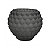 PECA DECORATIVA EM VIDRO - CASTICAL - FUME - 8X8X9CM - Imagem 1