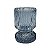 PECA DECORATIVA EM VIDRO - CASTICAL - AZUL - 6X6X8CM - Imagem 1