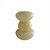 VASO DECORATIVO EM VIDRO BEGE - Imagem 1