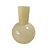VASO DECORATIVO EM VIDRO BEGE - Imagem 1