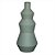 VASO DECORATIVO EM CERAMICA - CINZA - 15X15X32CM - Imagem 1