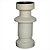VASO DECORATIVO EM CERAMICA - COR CREME - 16X16X32CM - Imagem 1
