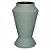 VASO DECORATIVO EM CERAMICA - CINZA - 18X18X31CM - Imagem 1