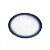 CJ DE PRATO EM PORCELANA BRANCO COM DETALHE AZUL 6PCS - Imagem 1