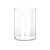 VASO DE VIDRO TRANSPARENTE - Imagem 1