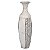 VASO DECORATIVO EM METAL BRANCO - Imagem 1