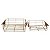 CJ. DE CESTOS EM METAL DOURADO - 2PCS - Imagem 1