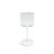 CJ DE TACAS EM VIDRO TRANSPARENTE COM BORDA DOURADA 6PCS - 330ML - Imagem 1